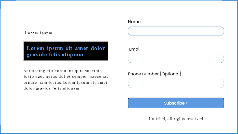 Sign In Page